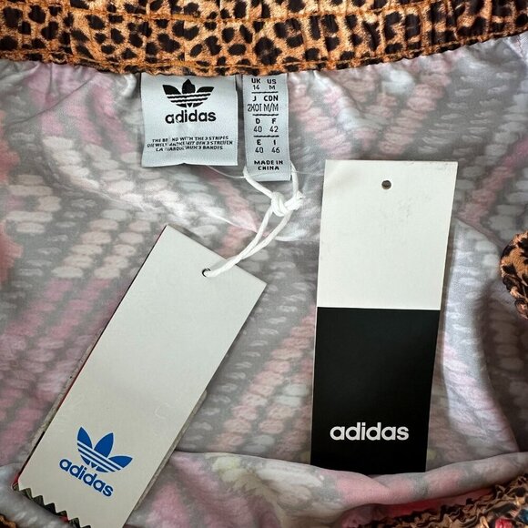 Adidas x Farm Rio Skirt Skater Leopard Swing Boho Aztec Medium - Picture 5 of 11
